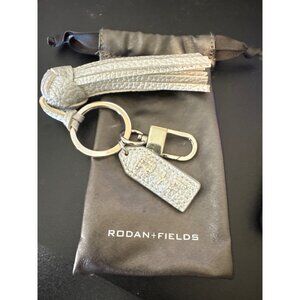 Rodan + Fields Tassel Key Ring In Pouch Dust Cover